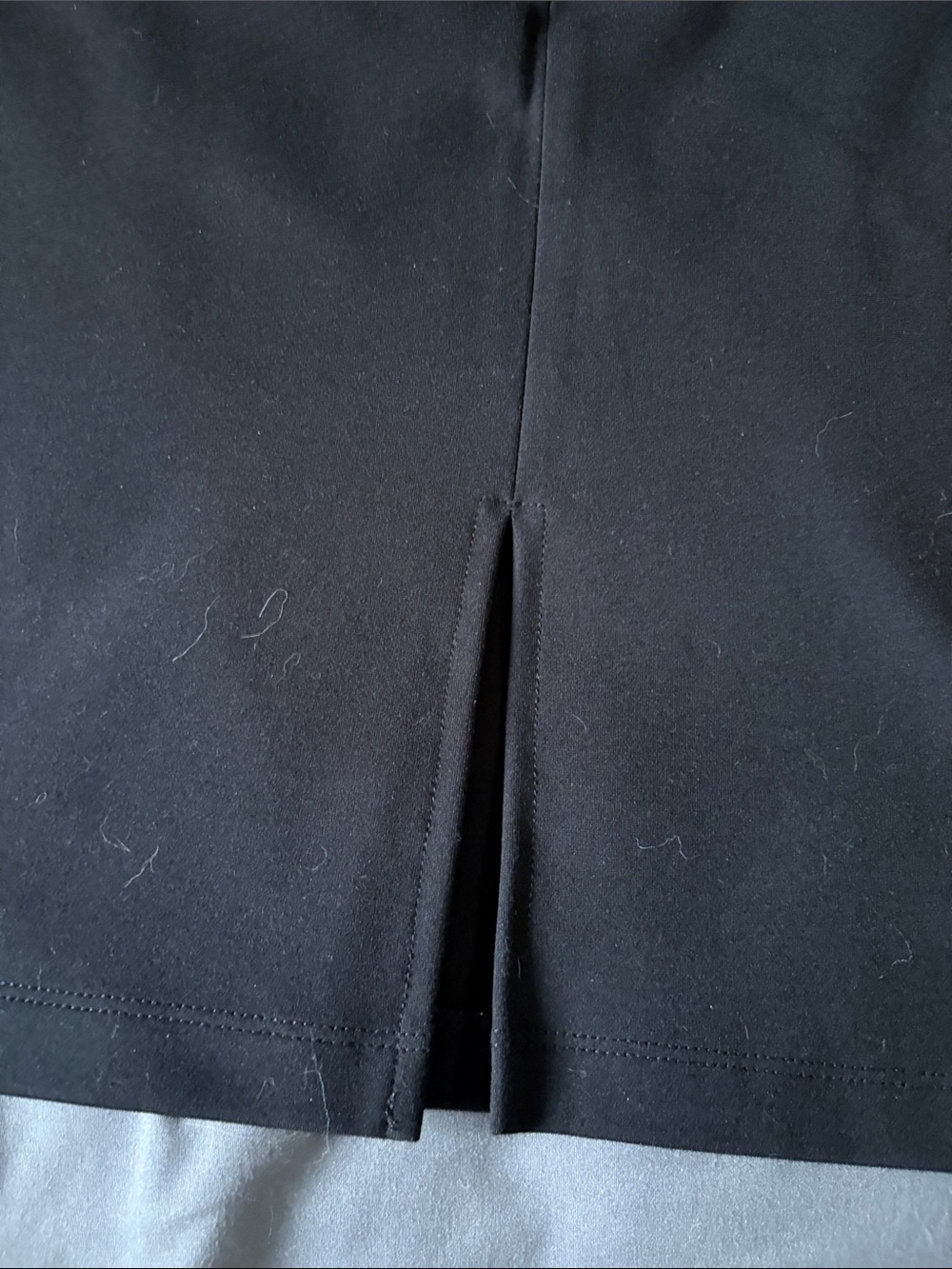 Calvin Klein Black Elastic-Waist Pencil Skirt - Picture 4 of 4